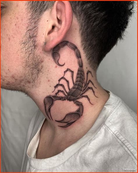 scorpion neck tattoo meaning.